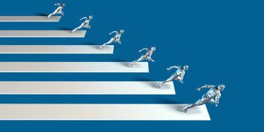 Kazanma stratejisi konsept sanat