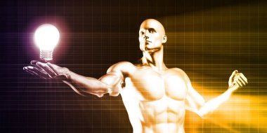 Yıkıcı teknoloji konsept sanat