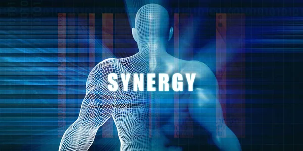 Synergy Concept Art — Stock Photo, Image