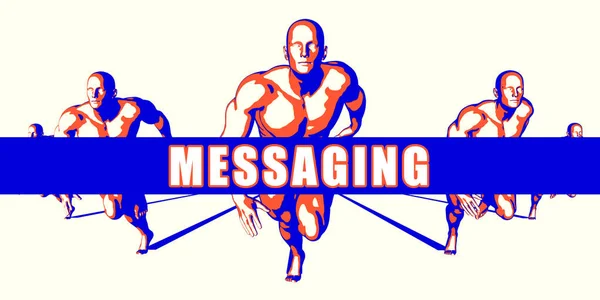 Messaging Concept Art — Stock Photo, Image