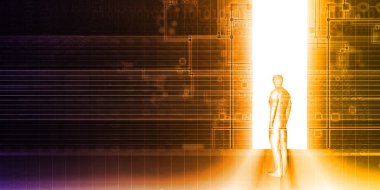 Dijital Portal konsept sanat