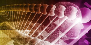 Biyoteknoloji konsept sanat