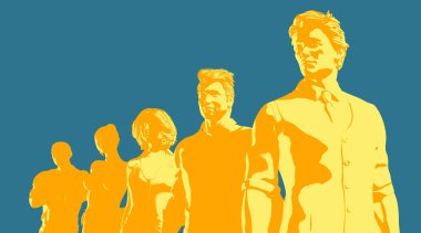 Yönetim ekibi konsept sanat