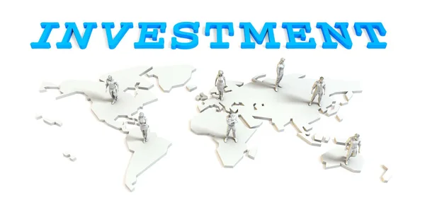 Investice globální podnikání — Stock fotografie