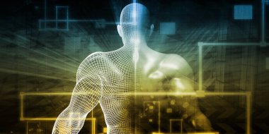 Teknoloji ağ konsept sanat