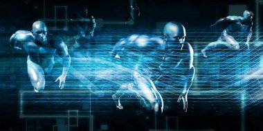 Bilim veri konsept sanat