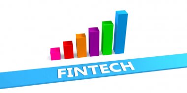 Büyük Fintech konsept sanat