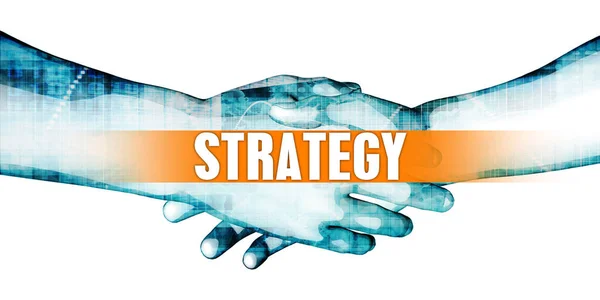 Strategie-Konzeptkunst — Stockfoto