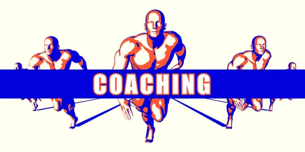 Coaching Concept Art — Stock Photo, Image