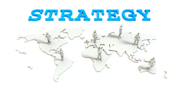 Strategy Global Business — Stock Photo, Image