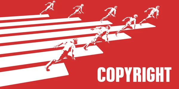 Arte di concetto di copyright — Foto Stock