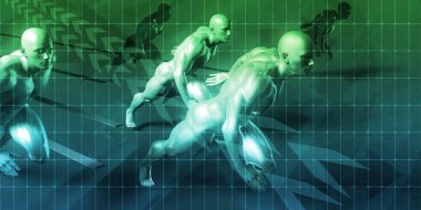 Şirket vizyon konsept sanat