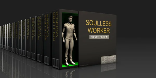 Soulless Trabalhador Concept Art — Fotografia de Stock