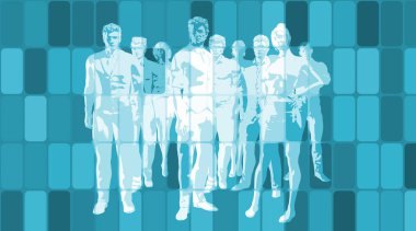 İş ağ konsept sanat