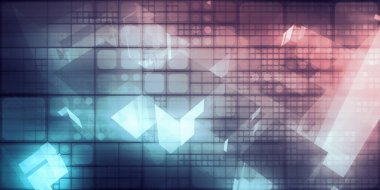 Analytics teknoloji konsept sanat