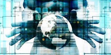 Global dijital teknoloji kavramı