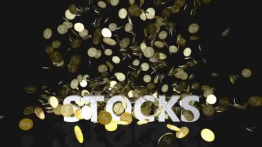 Gökten altın hisse senetleri konseptiyle