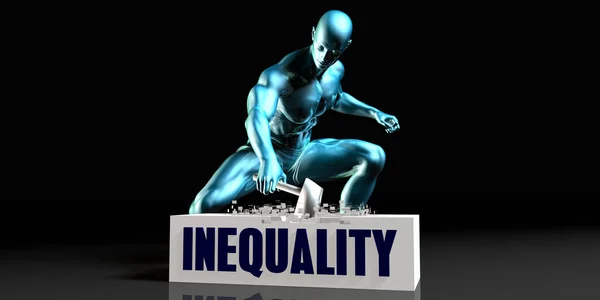Megszabadulni az egyenlőtlenség — Stock Fotó