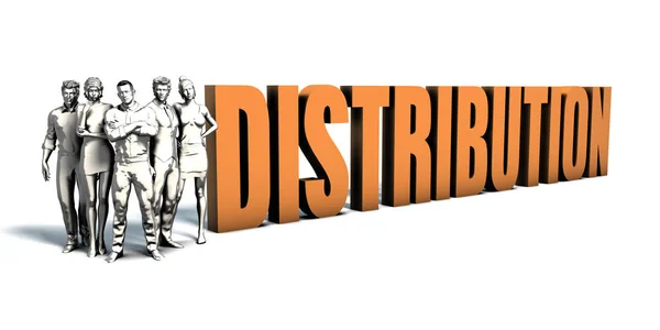 Business People Distribution Art — Stock Photo, Image