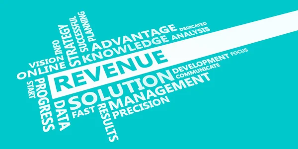 Revenue Presentation Background — Stock Photo, Image