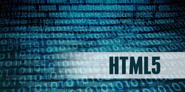 HTML5 Begreppskonst — Stockfoto