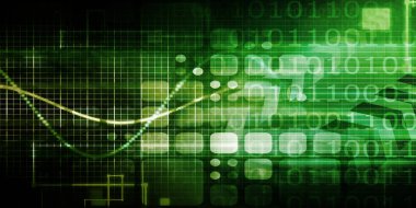 Yıkıcı teknoloji konsept sanat