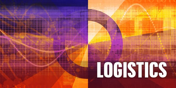 Logistics Begreppskonst — Stockfoto
