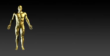 İnsan Vücut Sunum Arkaplanı