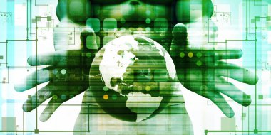 Teknoloji Tema konsept sanat