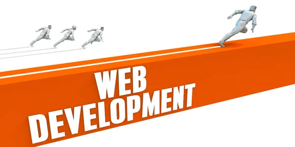 Web Development Concept Art — Stock Fotó