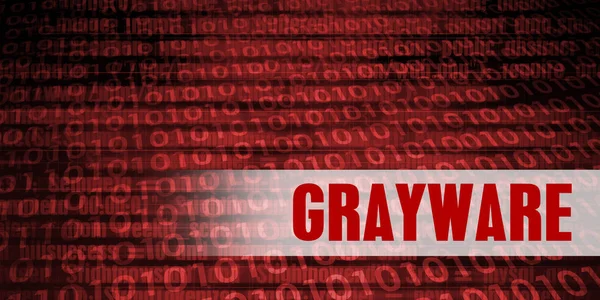 Avviso di sicurezza Grayware — Foto Stock