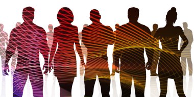 Etkin ekip çalışması kavramı sanat