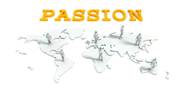 Passion Concept with Business Team — Stock Photo, Image