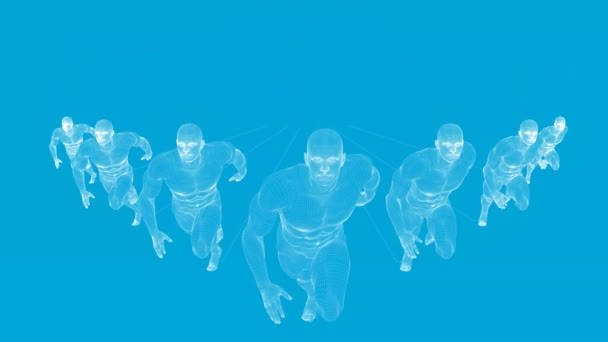 Équipe d'affaires Debout avec Leader in Front en tant que concept 