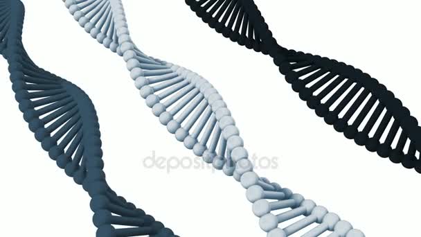 DNA Helix Abstract Background as a Science Concept — Stock Video