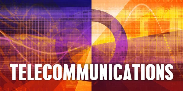 Telecommunicatie Concept Art — Stockfoto