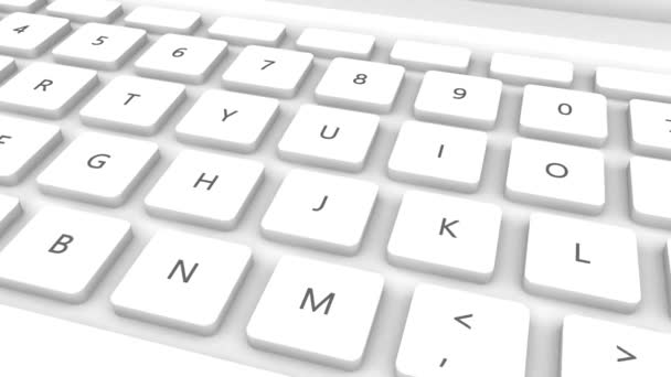 Benzersiz satış noktası ile bir klavye düğmesini tıklatın — Stok video