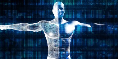 Teknoloji ağ konsept sanat