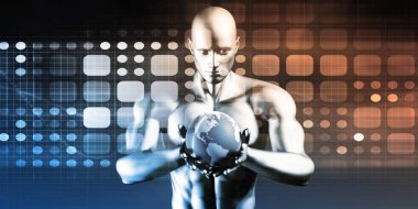 teknoloji arka plan tasarımı