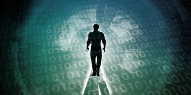 Teknoloji mühendislik kavramı sanat