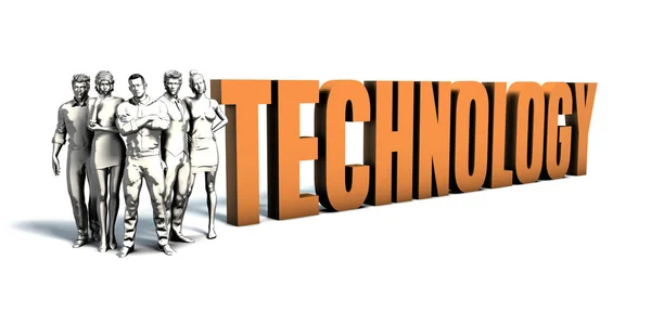 Business People Technology Art — Stock Photo, Image