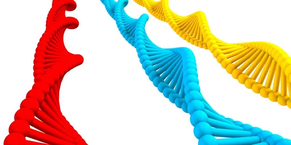 Arte de conceito do DNA Strand — Fotografia de Stock