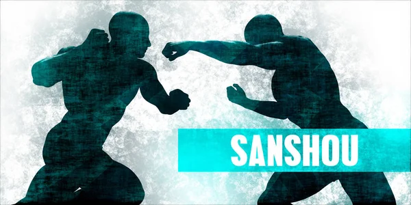 Concetto Sanshou Art — Foto Stock