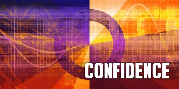 Confidence Concept Art — Stock Photo, Image