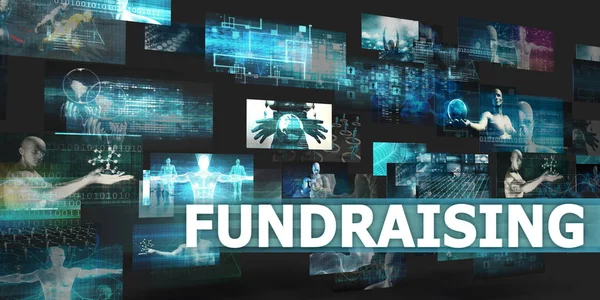 Fundraising konceptkonst — Stockfoto