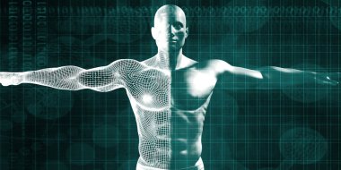 Fütüristik teknoloji konsept sanat