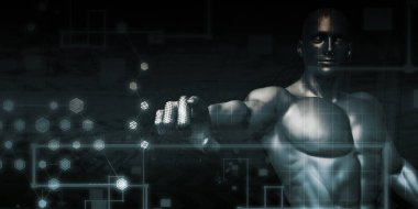 Soyut teknoloji arkaplanı