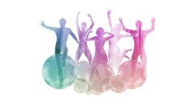 Sağlıklı yaşam konsept sanat