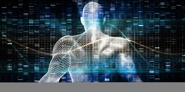 Genetik mühendisliği konsept sanat