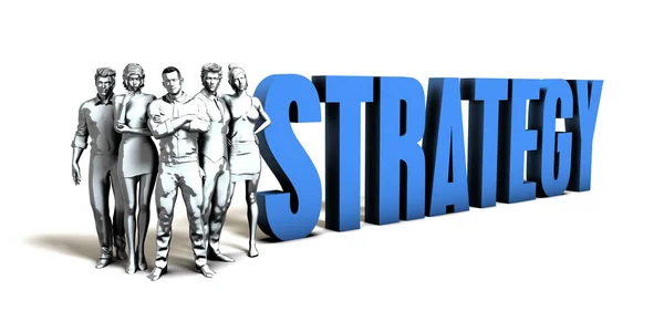 Strateji iş kavramı — Stok fotoğraf